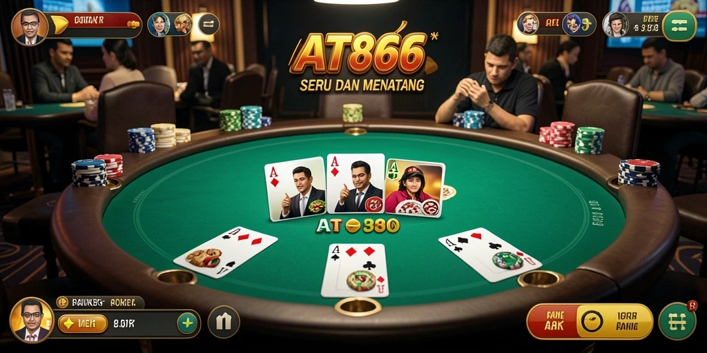 Screenshot gameplay poker yang menarik di AT866.