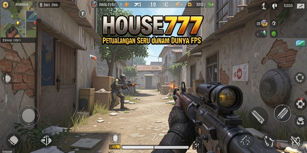 Gameplay FPS yang mendebarkan di <strong>HOUSE777</strong>.