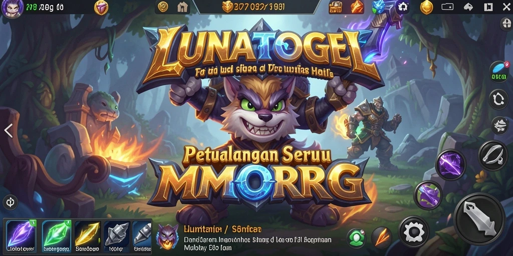 Tampilan gameplay seru di LUNATOGEL dengan aksi pertarungan yang mendebarkan.