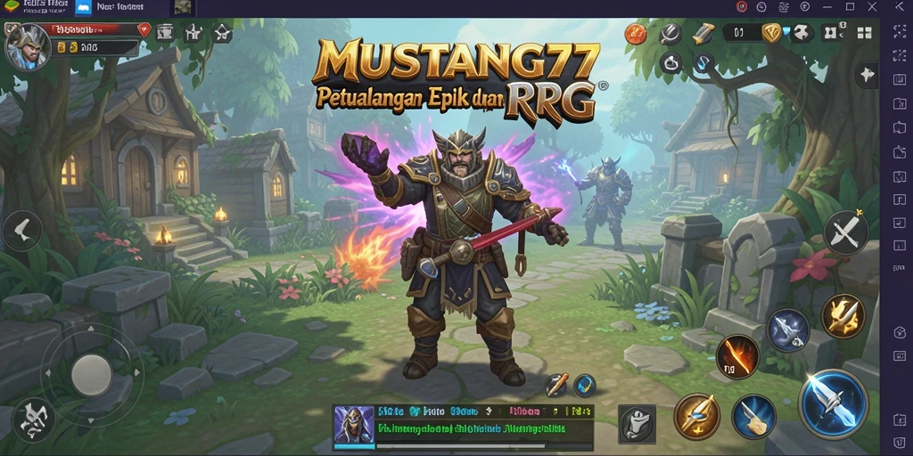 Tampilan gameplay epik dari MUSTANG77 yang memikat.