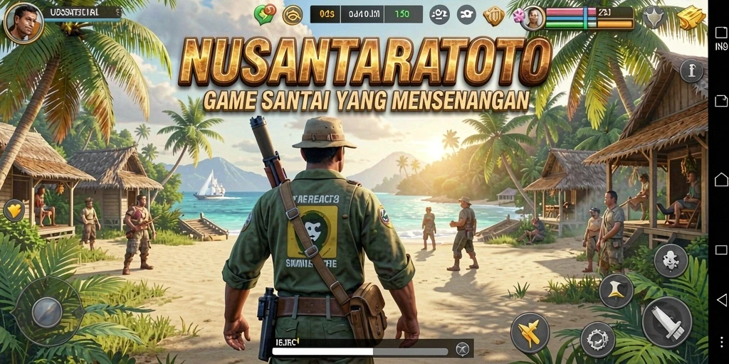 Tampilan gameplay seru NUSANTARATOTO yang penuh warna.