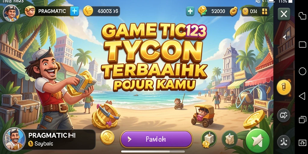 Tampilan menarik dari gameplay Tycoon PRAGMATIC123 yang menantang.