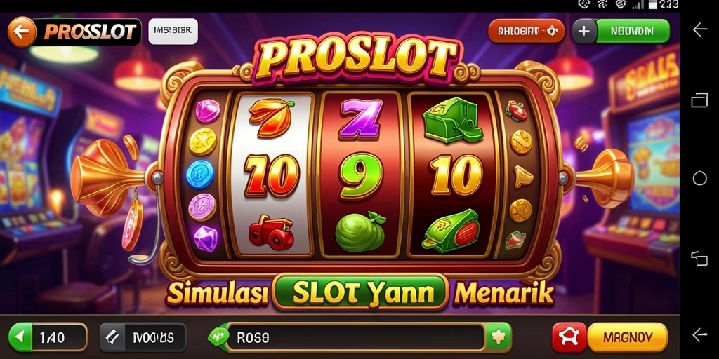 Gameplay PROSLOT yang menegangkan dan penuh warna.