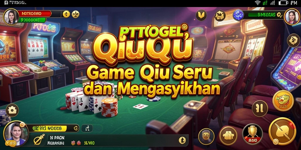 Gameplay seru dan kompetitif QiuQiu di PTTOGEL.