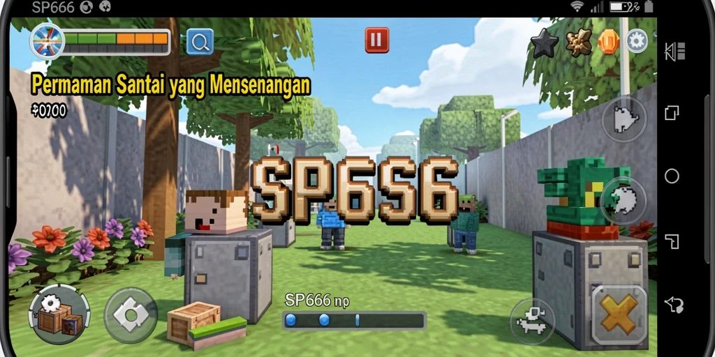 Tampilan gameplay SP666 yang mengasyikkan dan penuh warna.