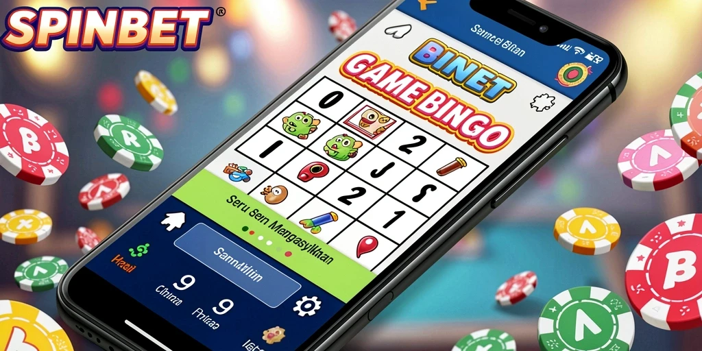 Tampilan screenshot gameplay SPINBET yang menarik dan penuh warna.
