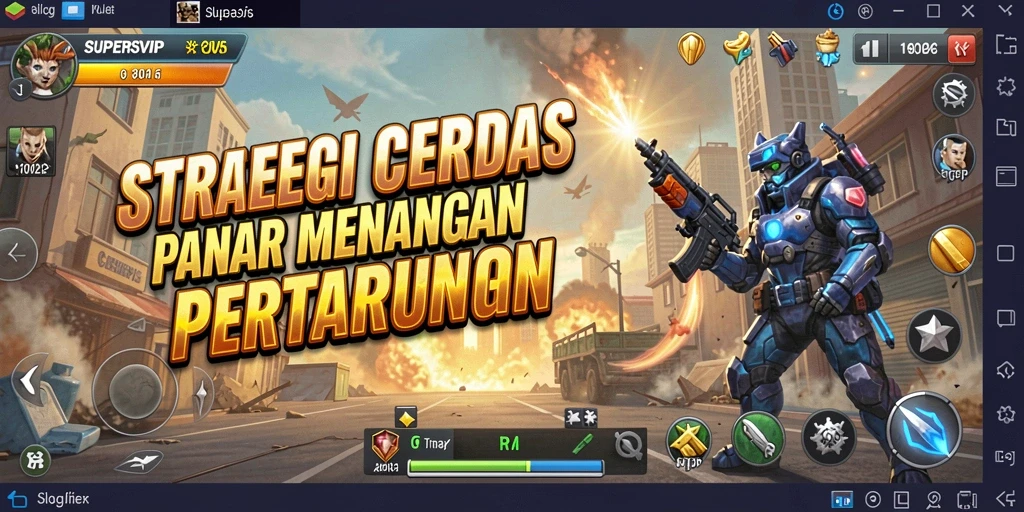 Gameplay menegangkan dan menampilkan strategi cerdas di SUPERSVIP.