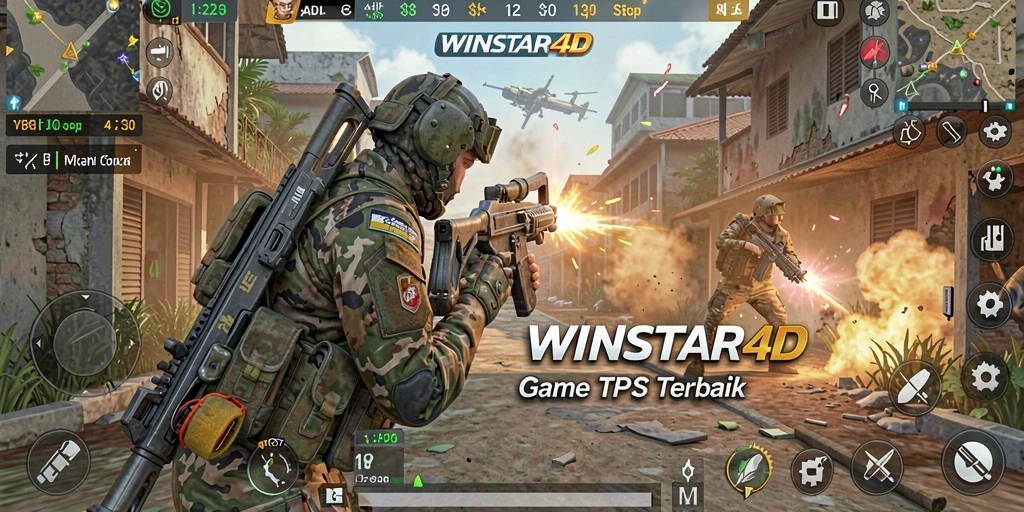 Tampilan gameplay menarik dan mendebarkan dari WINSTAR4D.